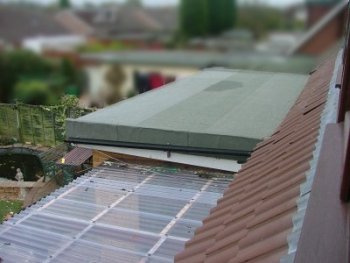 Completed roof