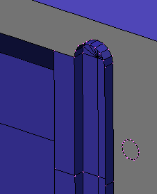 Elongate slot