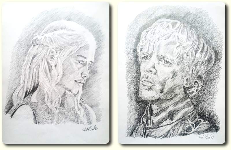 Daenerys Tygarian and Tyrion Lanister