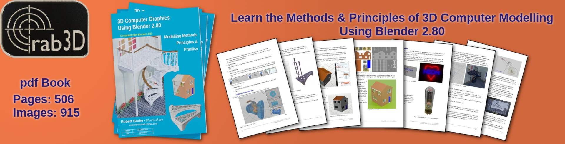 3D Computer Graphics Using Blender 2.80 - Modelling Methods, Principles & Practice