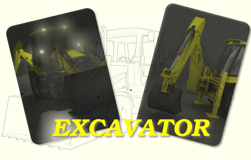 Ecxavator Headder Image - The Process of Modelling and Rigging an Excavator - Robert Burke
