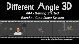 Different Angle 3D - Getting Started - Blenders Coordinate System