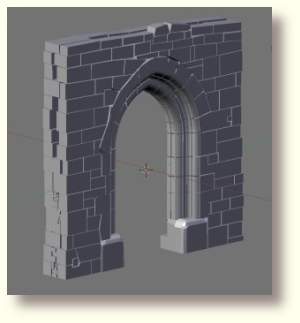 Arch with Remaining Wall