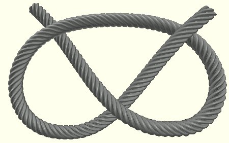 Staffordshire Knot modelled with Blenders Bezier Curves