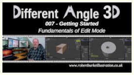 Free Blender 2.9 detailed video tutorial course. 007 DA3D Fundamentals of Edit Mode in Blender 2.9