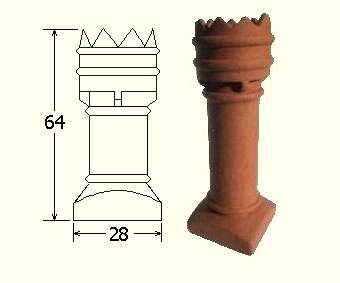 Bishop 1500 High Chimney Pot